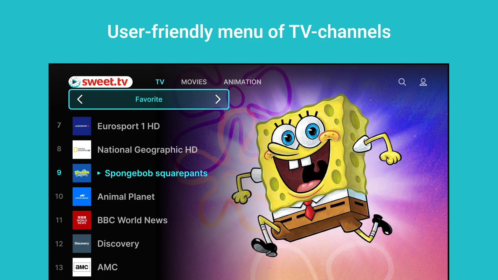 SWEET.TV screenshot